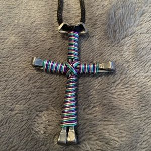 Handmade cross necklace